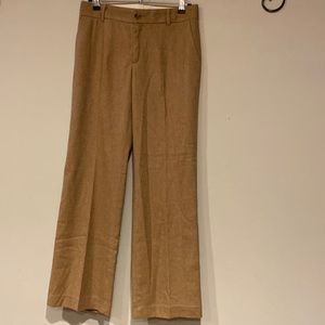 Banana Republic Tan Trousers. Size 8
